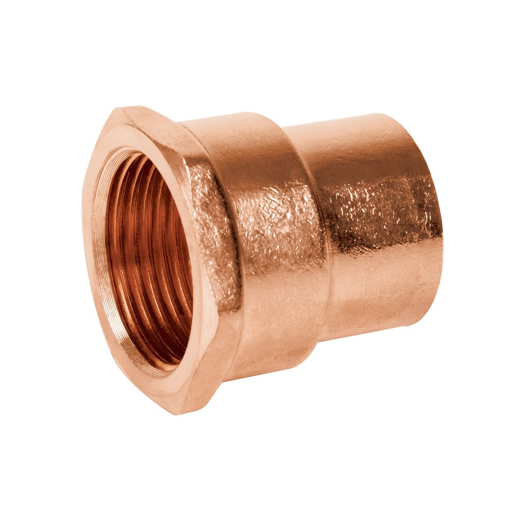 Conector de cobre, rosca interior 3/4', Foset