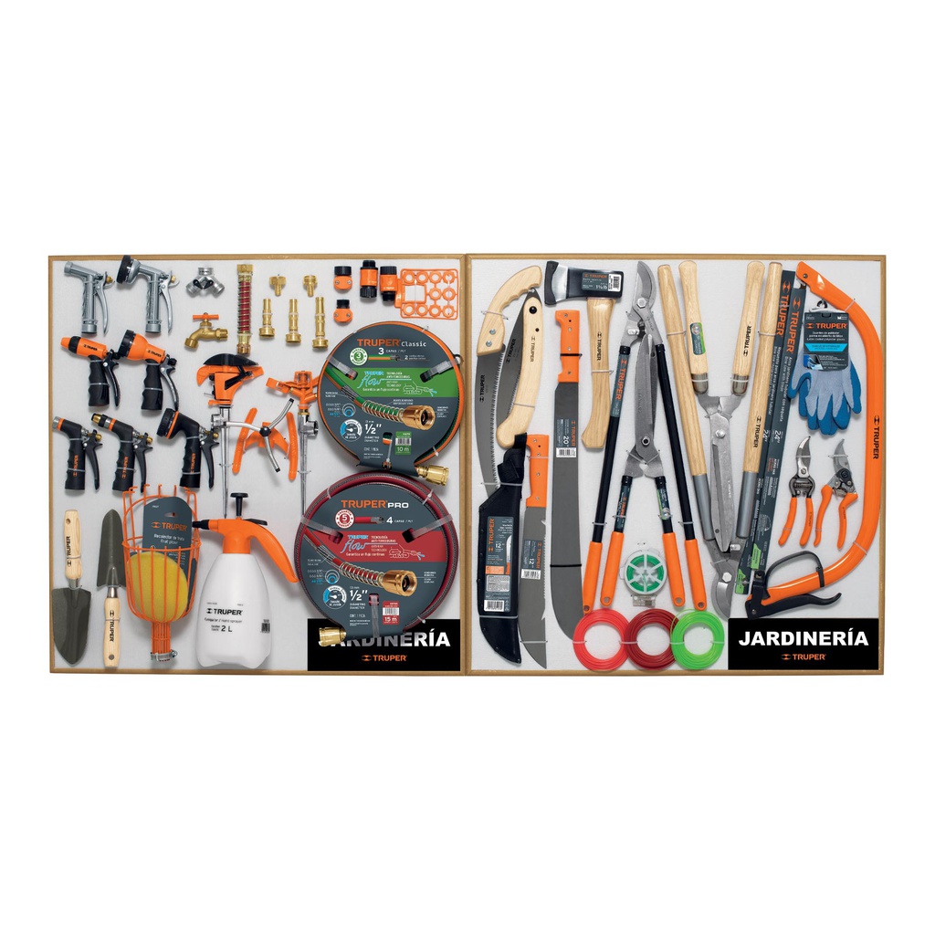 Exhibidor de Jardineria, 80x80 cm, 2 tableros