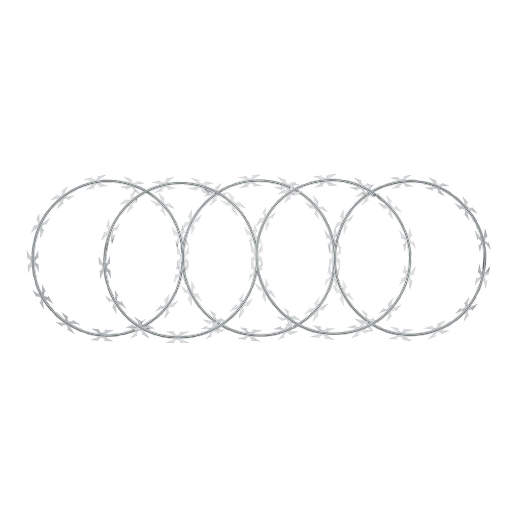 Rollo de pua concertina maxima seguridad, 45 cm diametro