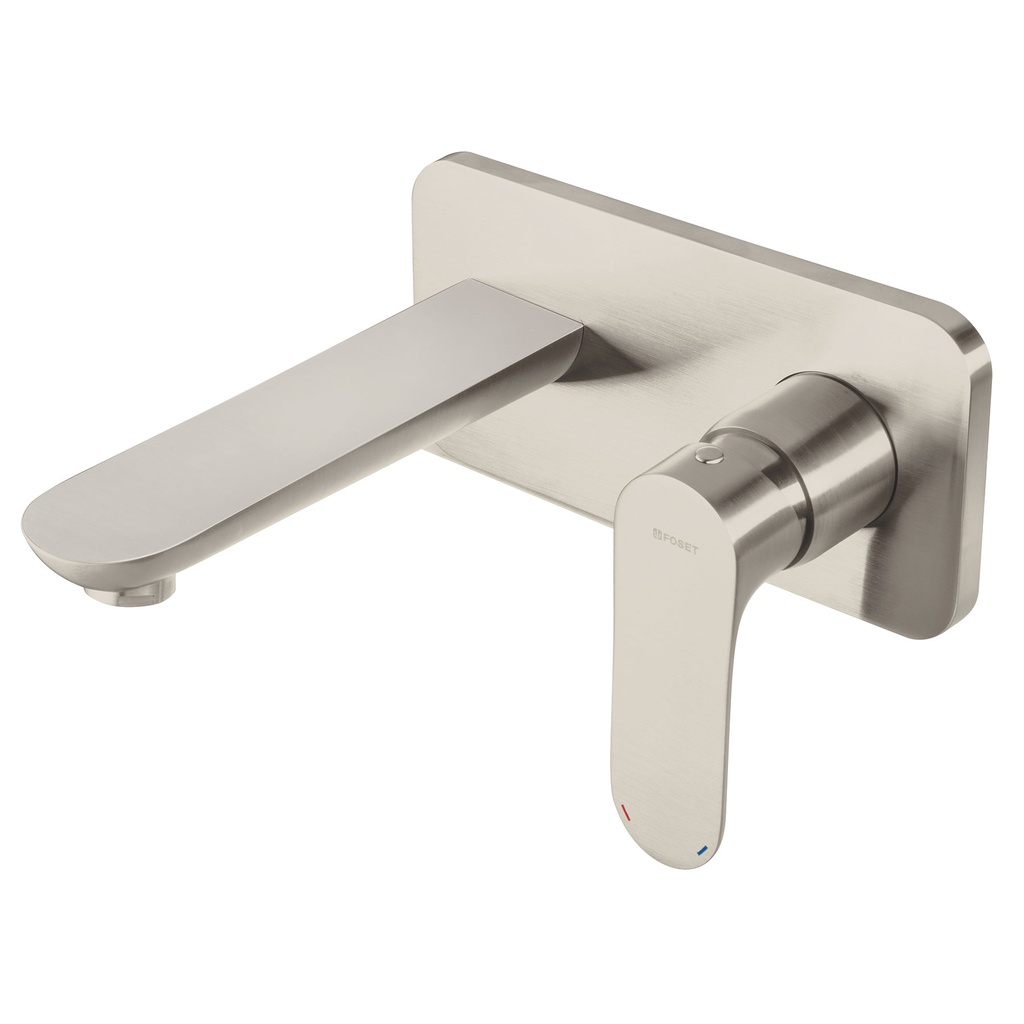 Monomando satin de pared para lavabo, Foset Riviera