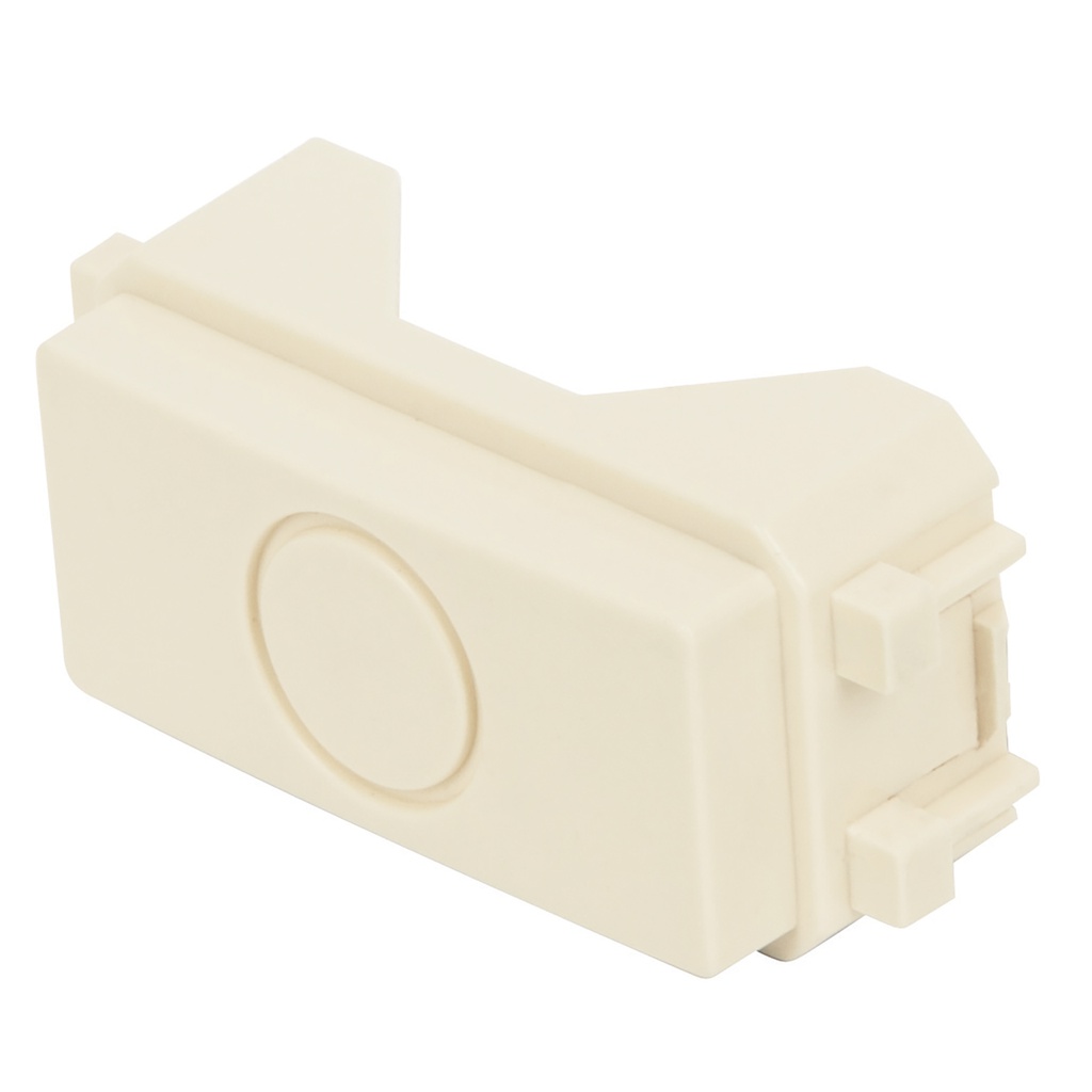 Modulo (tapon) ciego, linea Italiana, color marfil , Volteck