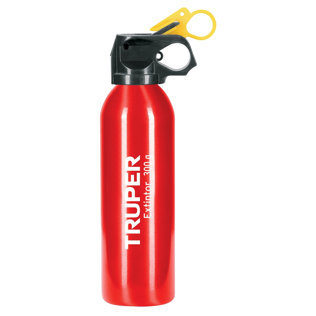 Extintor portatil desechable 300 g, polvo tipo ABC, Truper