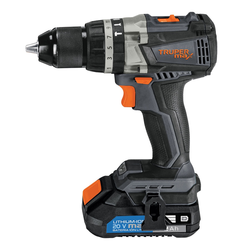 Rotomartillo inalambrico 1/2', 20V, sin carbones, Truper MAX
