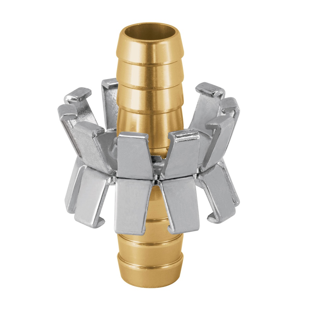 Reparador de aluminio 1/2', tipo garra para manguera