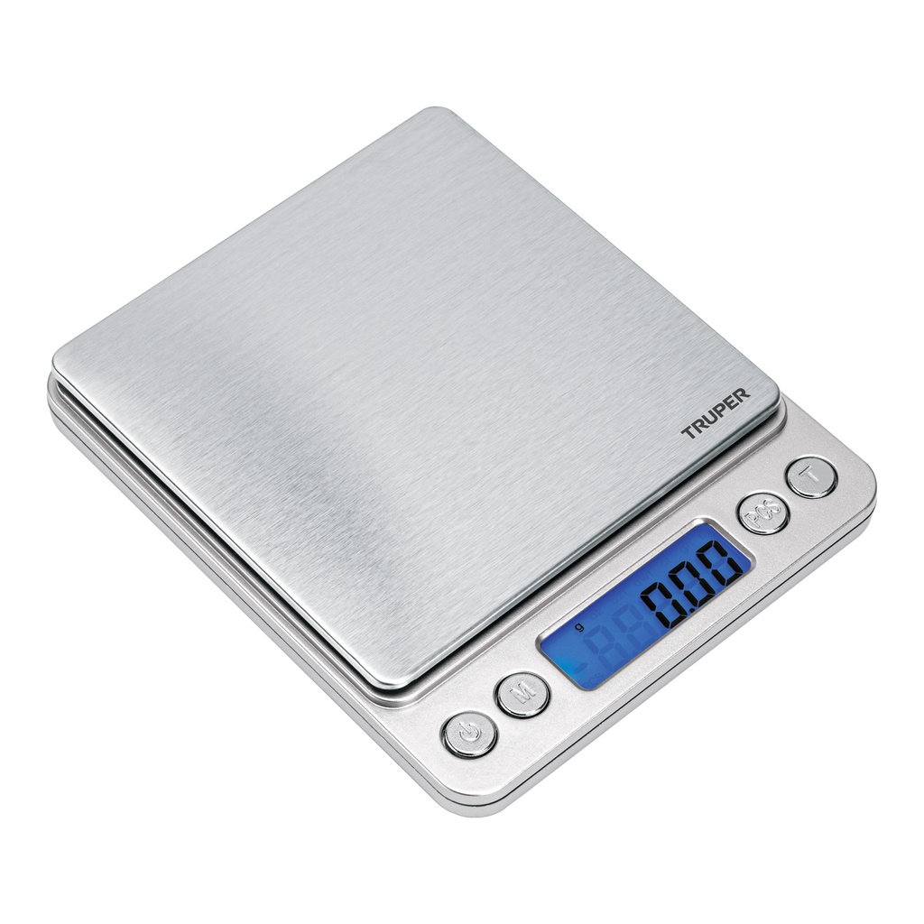 Bascula electronica de precision, de bolsillo, 500 g, Truper