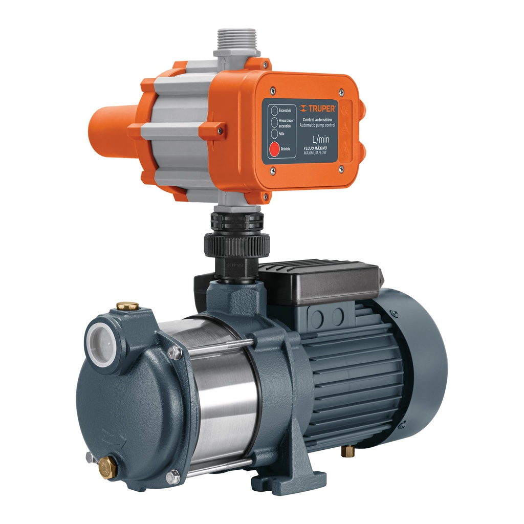 Bomba presurizadora multietapas 1/2 HP con control, Truper