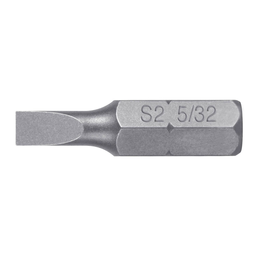 Estuche con 5 puntas planas de 5/32' largo 1', Truper Expert