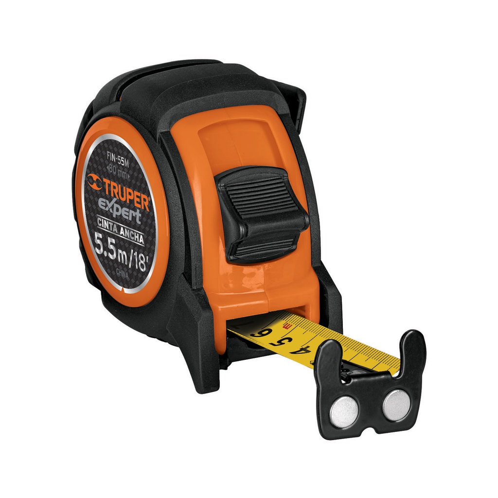 Flexometro industrial contra impactos 5.5 m cinta 25 mm