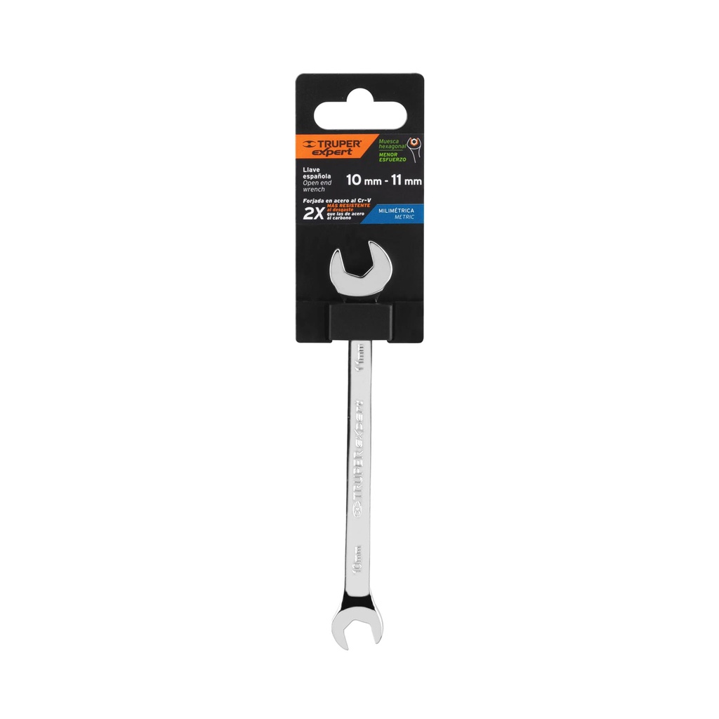 Llave española 10 x 11 x 162 mm de largo, Truper Expert