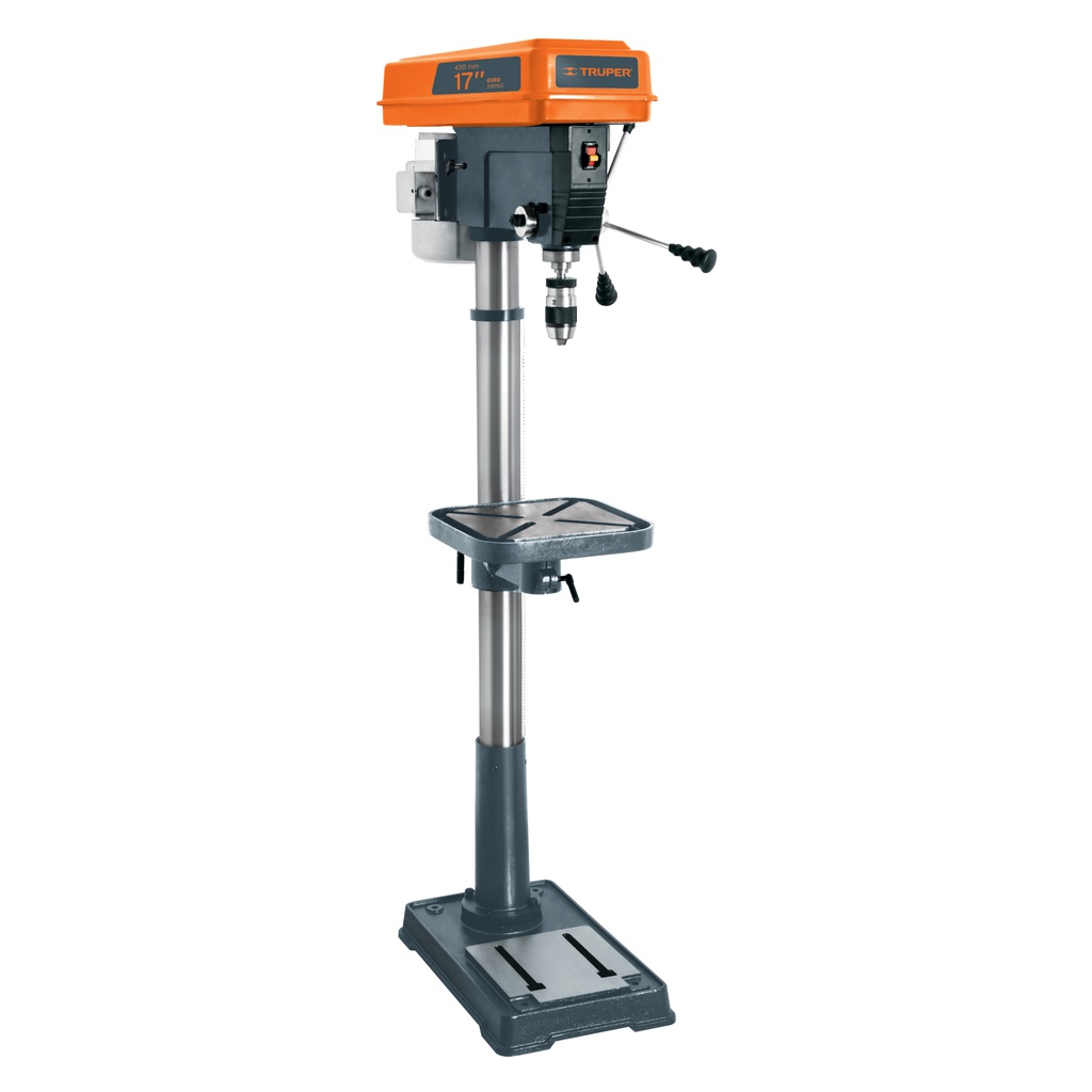 Taladro de piso 17', 1-1/2 HP (1200 W), broquero 5/8',Truper