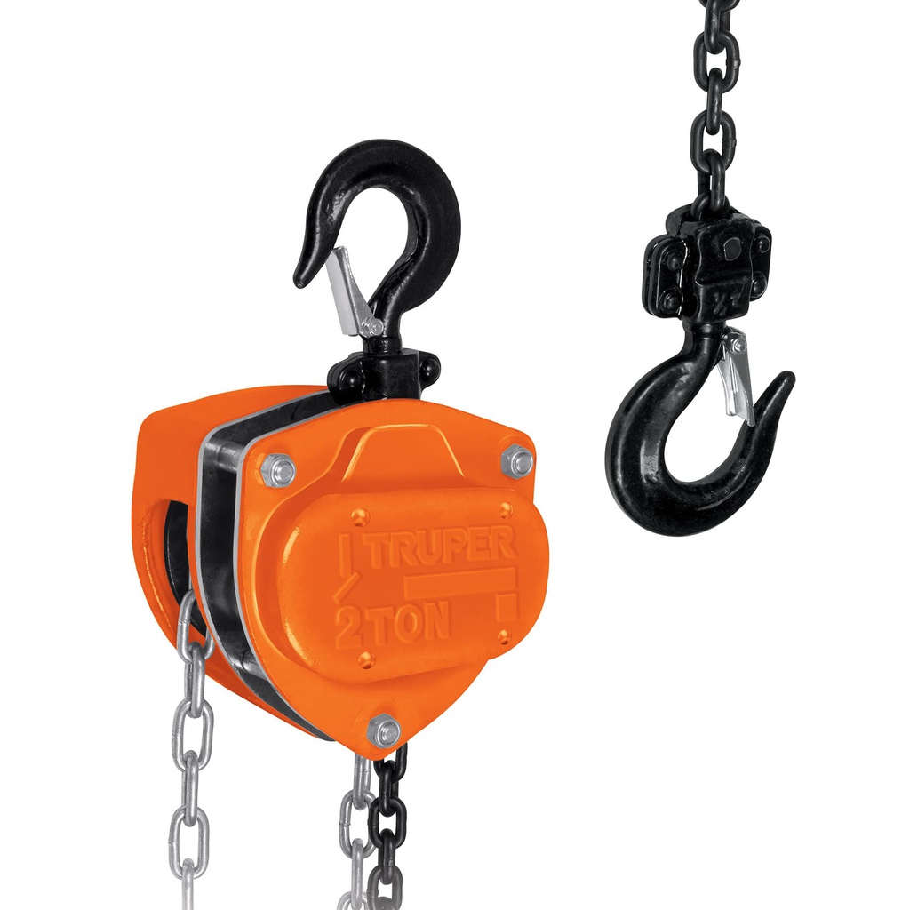 Polipasto de cadena de 1/2 ton, Truper