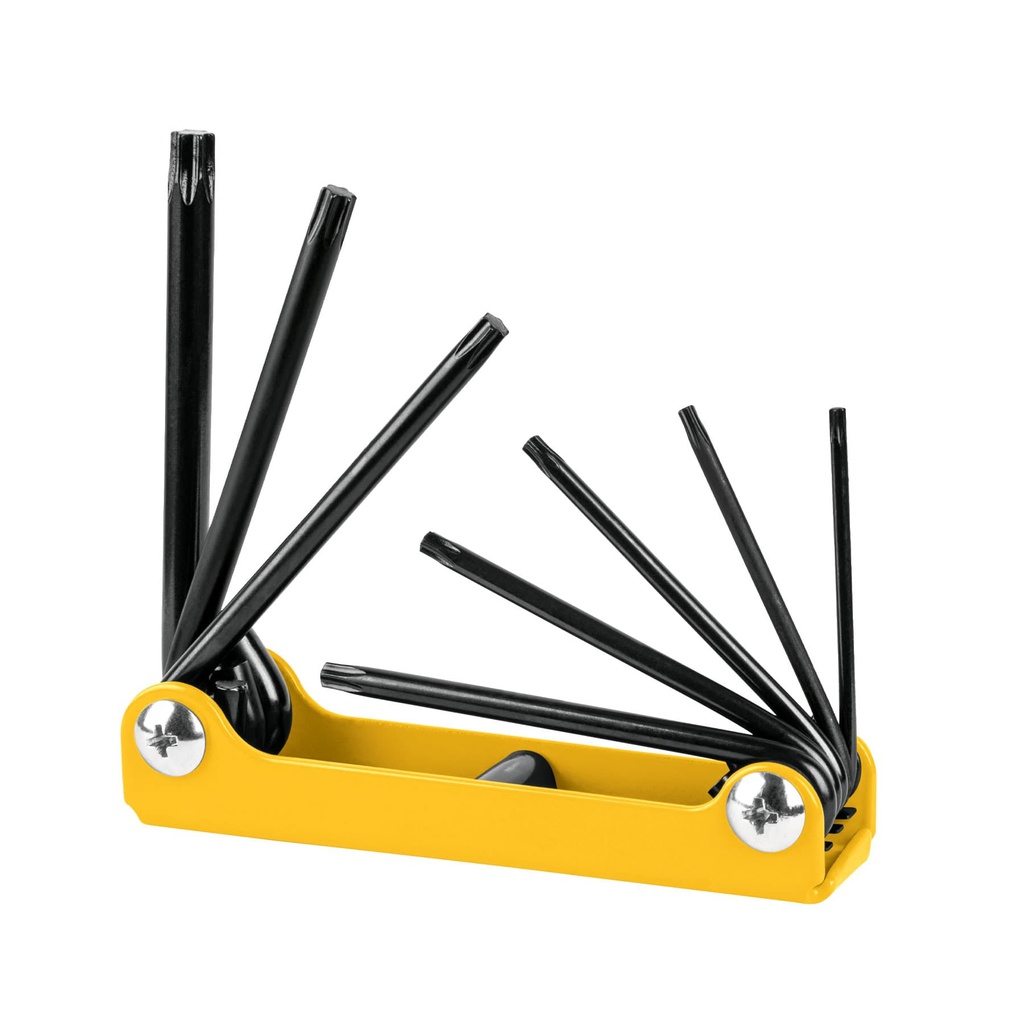 Juego de 8 llaves torx tipo navaja, cuerpo de lamina, Pretul