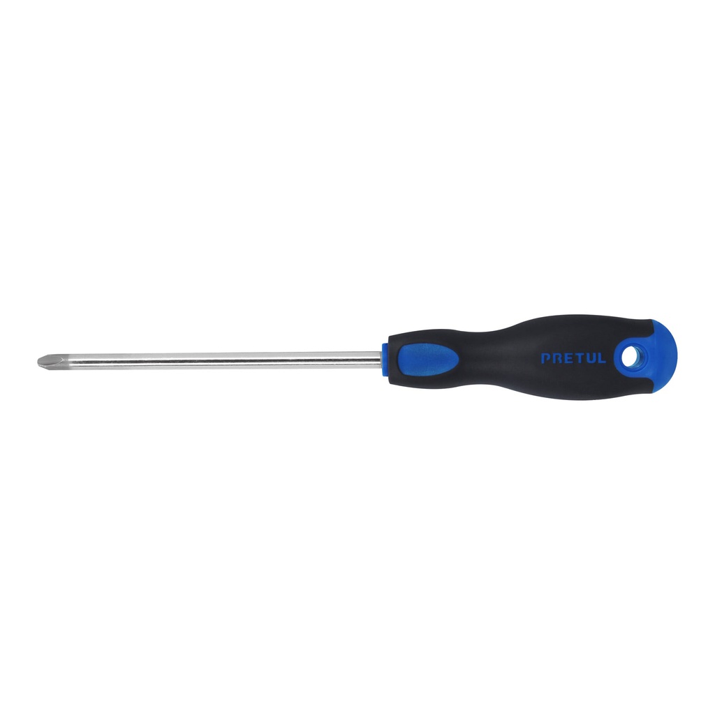 Desarmador de cruz 5/16' x 6' mango Comfort Grip, Pretul
