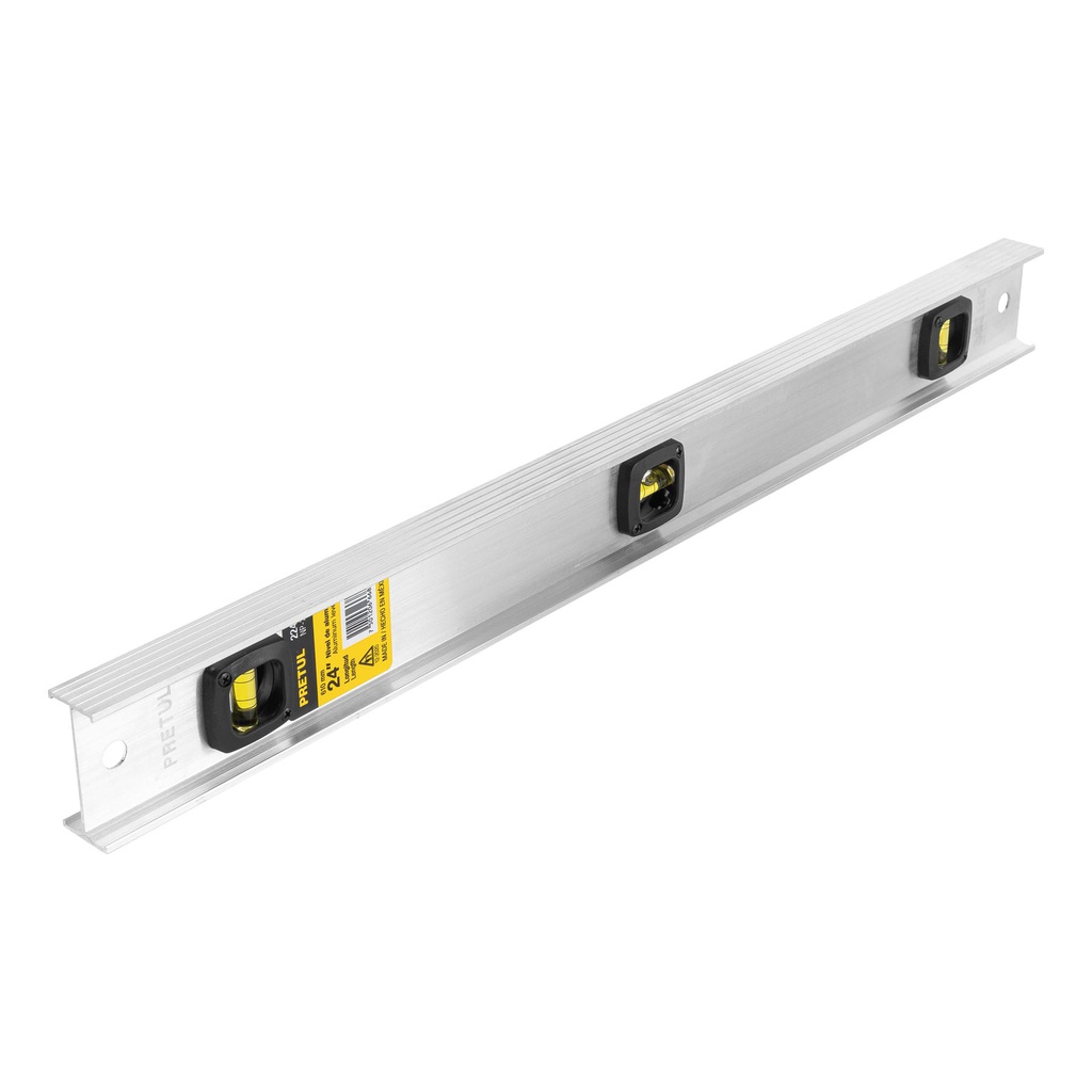 Nivel de 24' con cuerpo de aluminio, Pretul