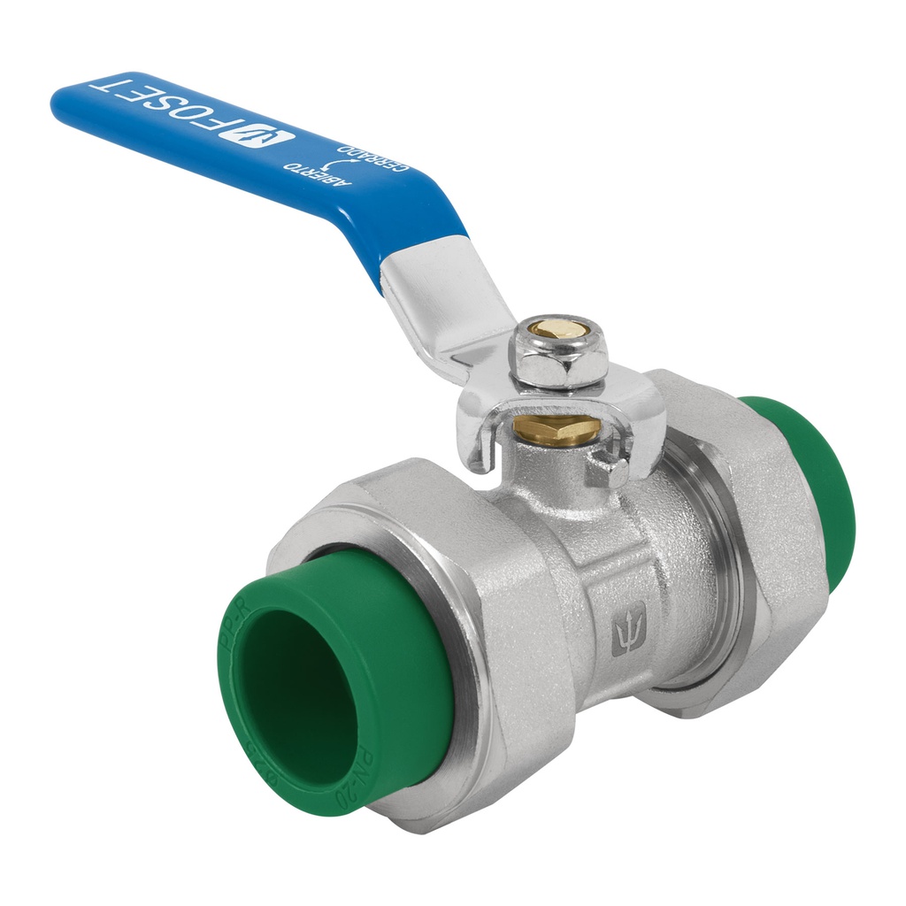 Valvula de esfera desmontable de PPR 3/4', Foset