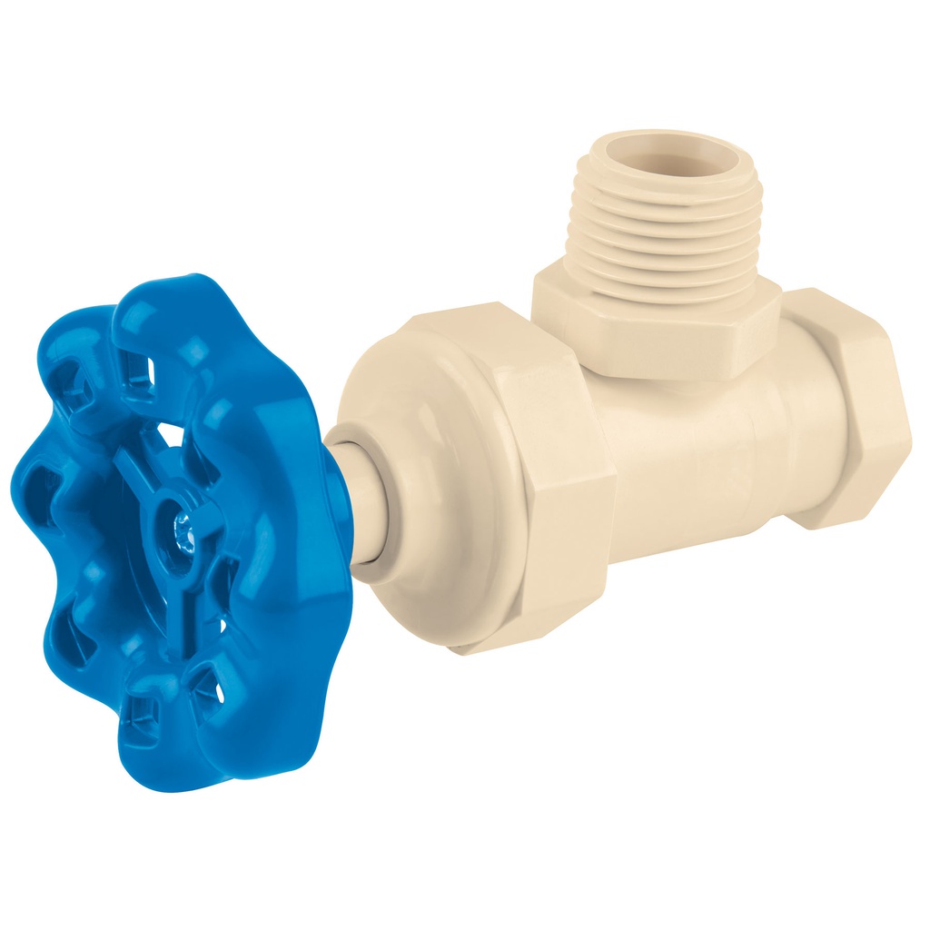 Llave angular de CPVC 1/2' maneral volante, Foset