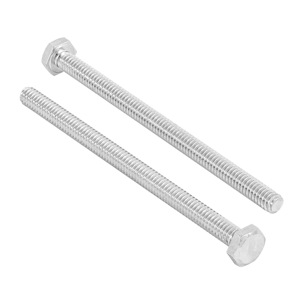 Bolsa con 30 tornillos 1/4' x 4' tipo maquina, Fiero