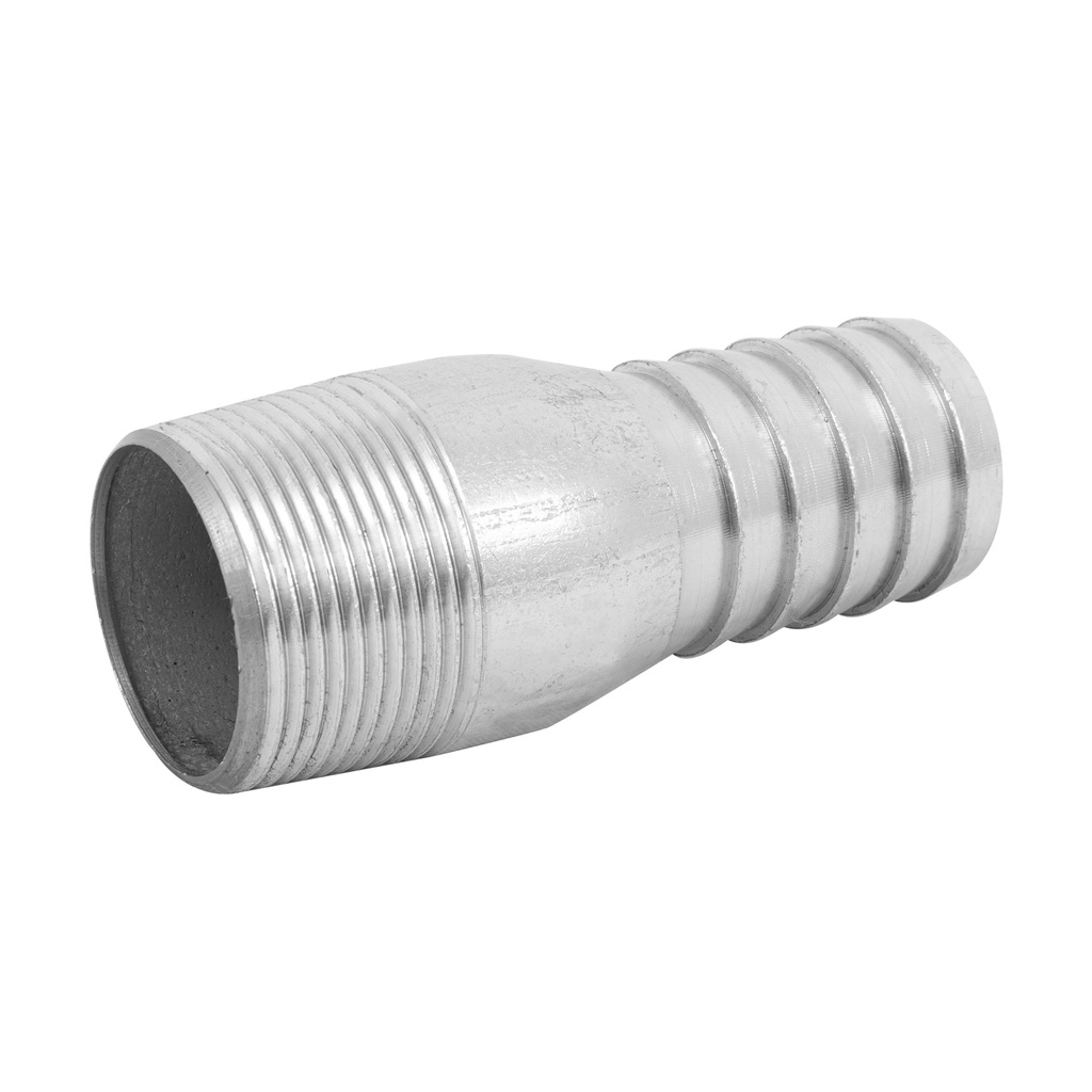 Niple de acero galvanizado 1-1/4' tipo botella, Foset
