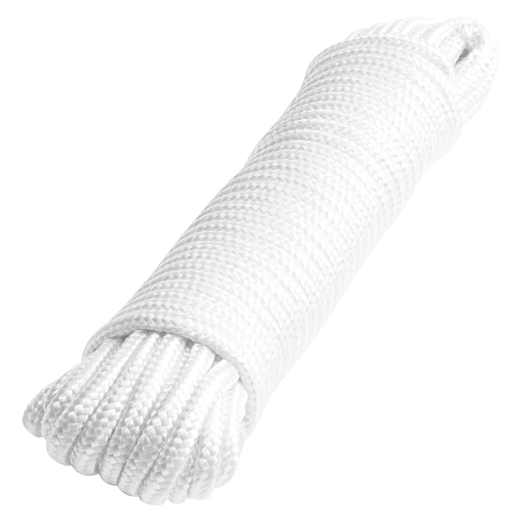 Piola de poliester diamante de 6 mm x 30 m blanca, Fiero