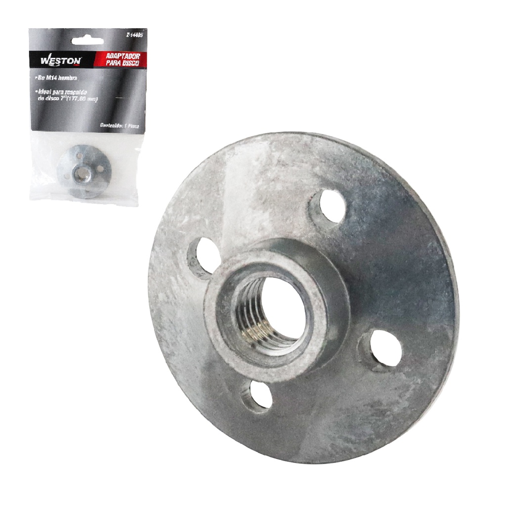 ADAPTADOR P/RESPALDO 7&quot; ROSCA M14