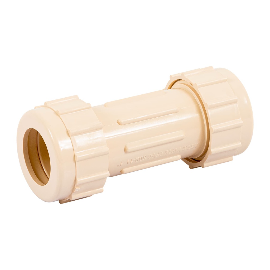 Cople de compresion CPVC de 1', Foset