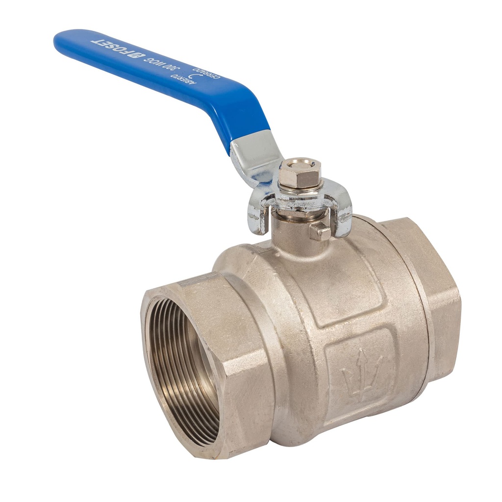 Valvula de esfera de laton, roscable 3', Foset