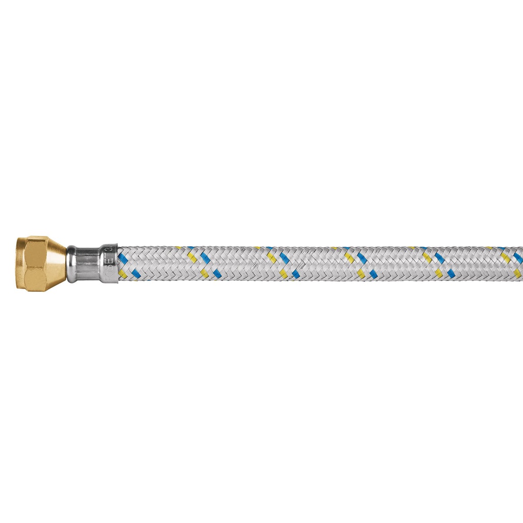 Manguera para gas, aluminio, 3/8' x 3/8', 100 cm, Foset
