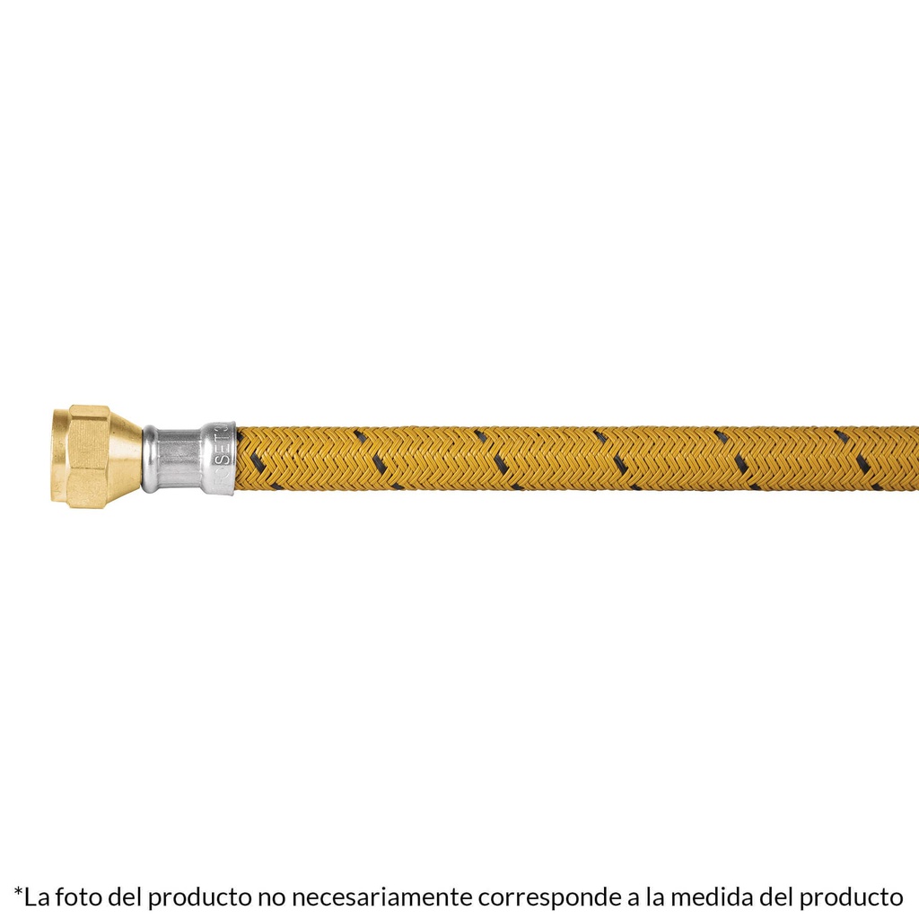 Manguera para gas, vinilo, 3/8' x 3/8', 150 cm, Foset
