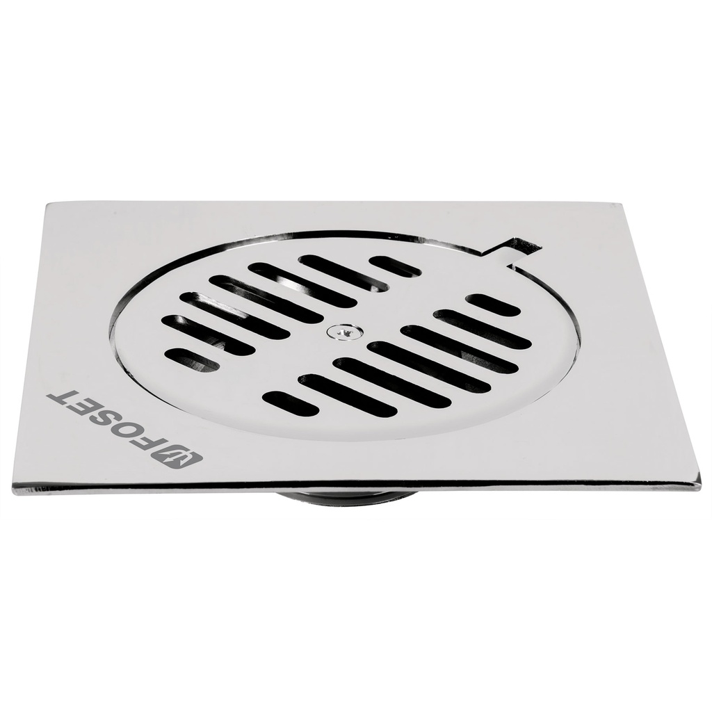 Resumidero cuadrado de laton 6' x 6', Foset