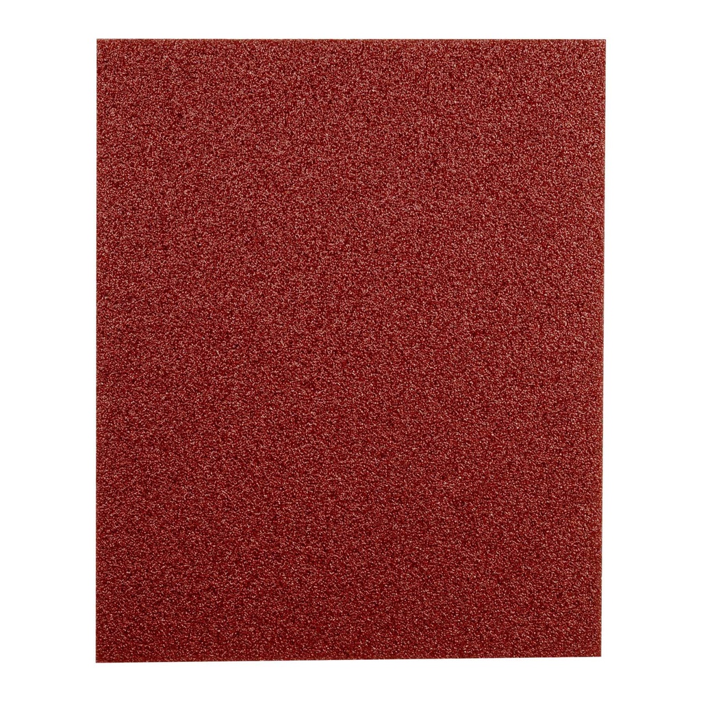 Lija de esmeril roja grano 40 de oxido de aluminio, Truper
