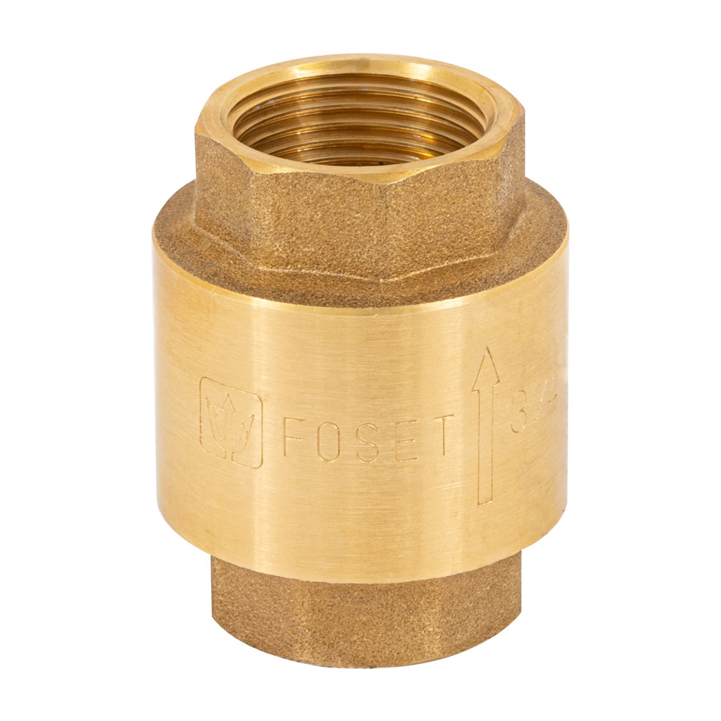Valvula de retencion de laton de 3/4', Foset