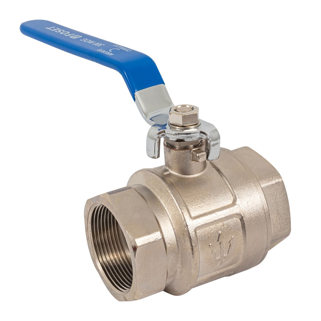 Valvula de esfera de laton, roscable 2-1/2', Foset