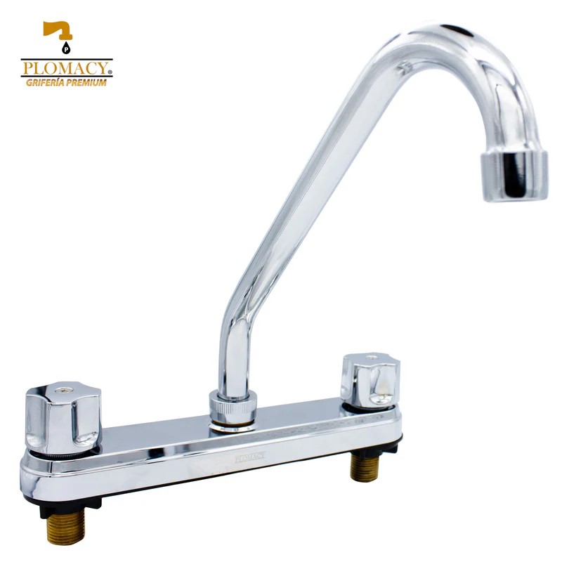 Mezcladora Para Fregadero 8" Cuerpo de Laton Plomacy  (M8ABS)