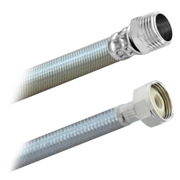 FamaFlex Poliacero Para Boiler Macho 3/4" FIP x 3/4" M x 40cm.-16" (3987)