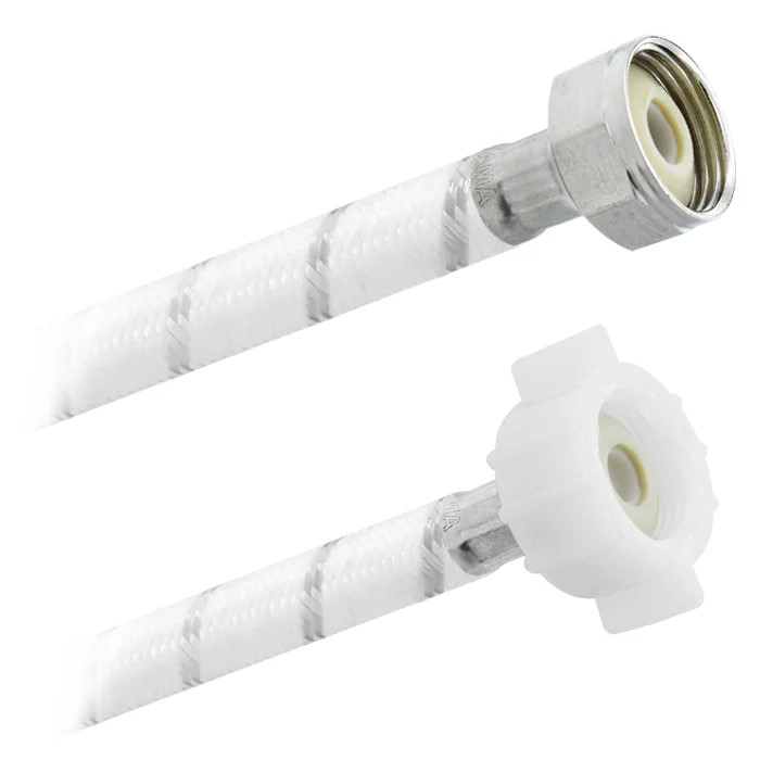 FamaFlex Poli-Acetal Para Sanitario 7/8" FIP x 7/8" AM x 55cm.-22"  (3838)