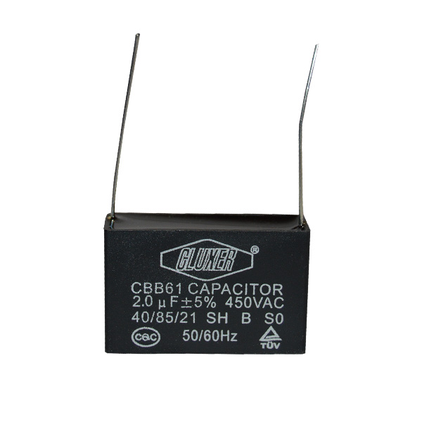1 Capacitor Cluxer 2mf 450vac Soldable Motor Electronico