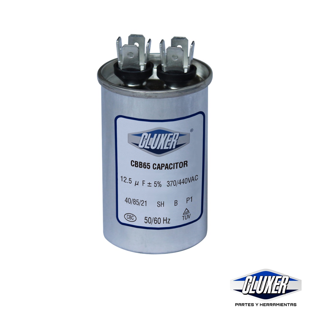 1 Capacitor De Trabajo 12.5 Mf Dual 440-370vac +-5% 50/60hz