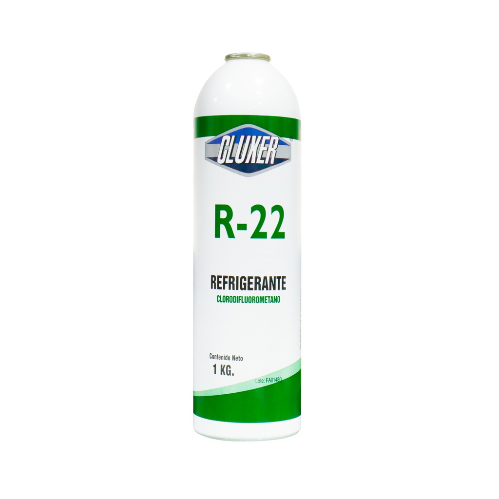 Gas Refrigerante R22 1KG Modelo: CXR22-1 Marca CLUXER