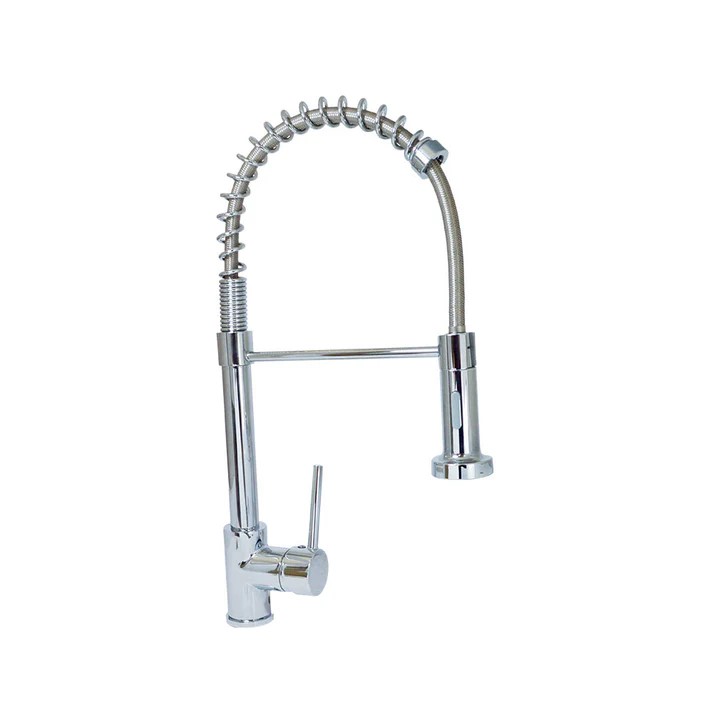 MEZCLADORA MONOMANDO P/FREG C/SPRAY MAN.PALANCA A.CROMO