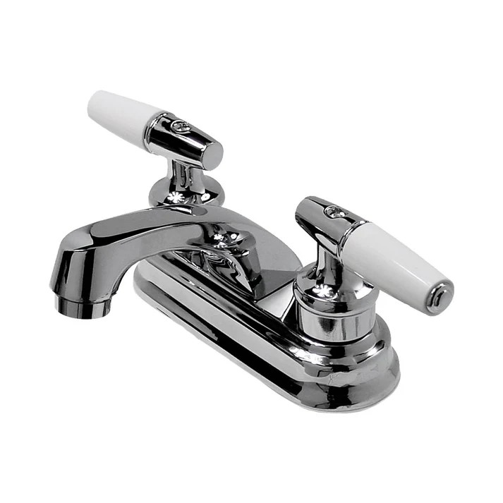 MEZCLADORA 4" 1/4 D/VUELTA MAN.PIRULI BLANCO