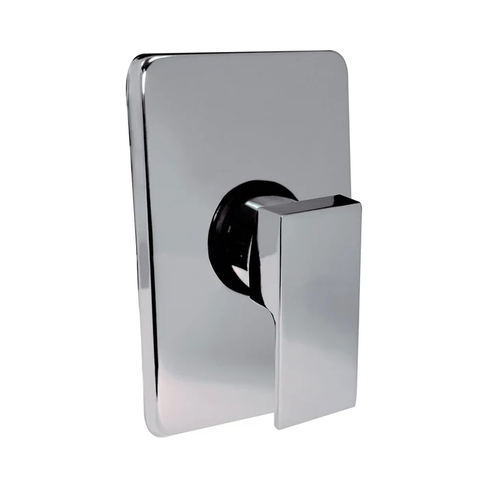 MEZCLADORA P/EMPOTRAR MONOMANDO C/CHAPETON CUADRADO AC CROMO