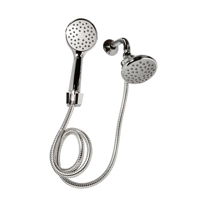 REGADERA TELEFONO REDONDA ACA/CROMO C/BRAZO