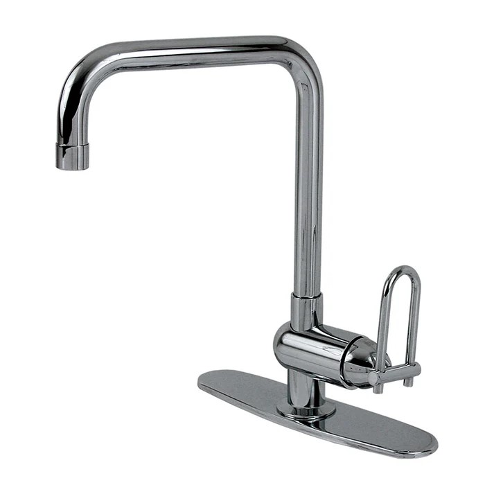 MEZCLADORA MONOMANDO CROMADA PARA FREGADERO