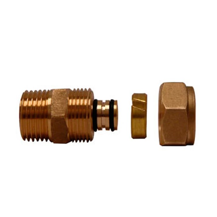 NUDO DE INSERCION MACHO DE LAT. P/TUBO PLAST.C/A ALUM 1/2"