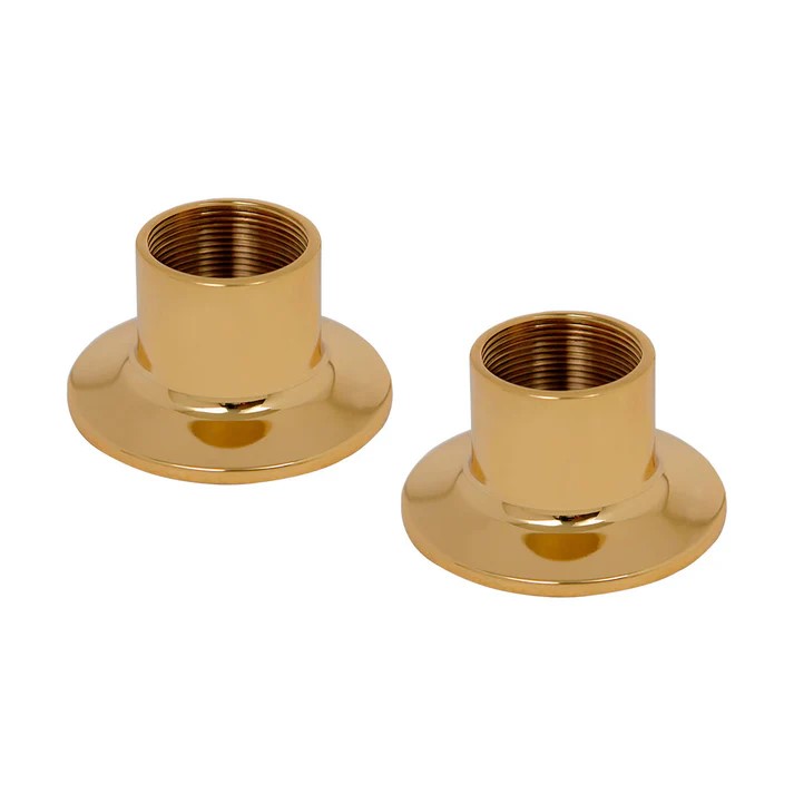 JUEGO  CHAP P/LLAVE O MEZCLADORA EMP.CHAPA ORO