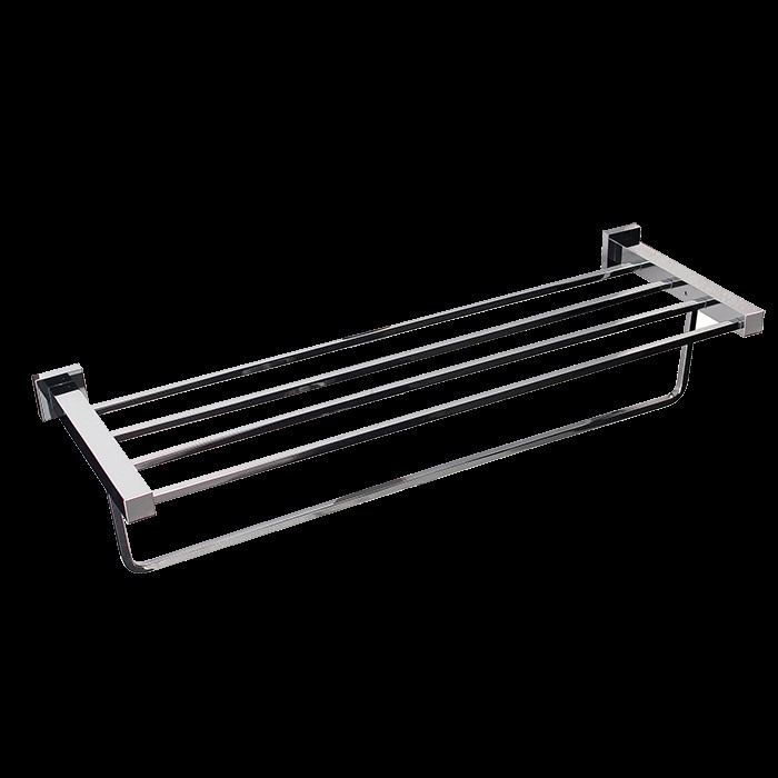 TOALLERO MULTIPLE DE LATON ACAB.CROMO