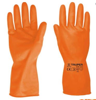 Guantes de latex para limpieza, G, TRUPER