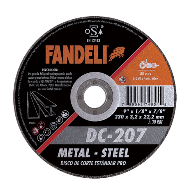 DISCO FNDL.PRO CTE.MTL.  9”