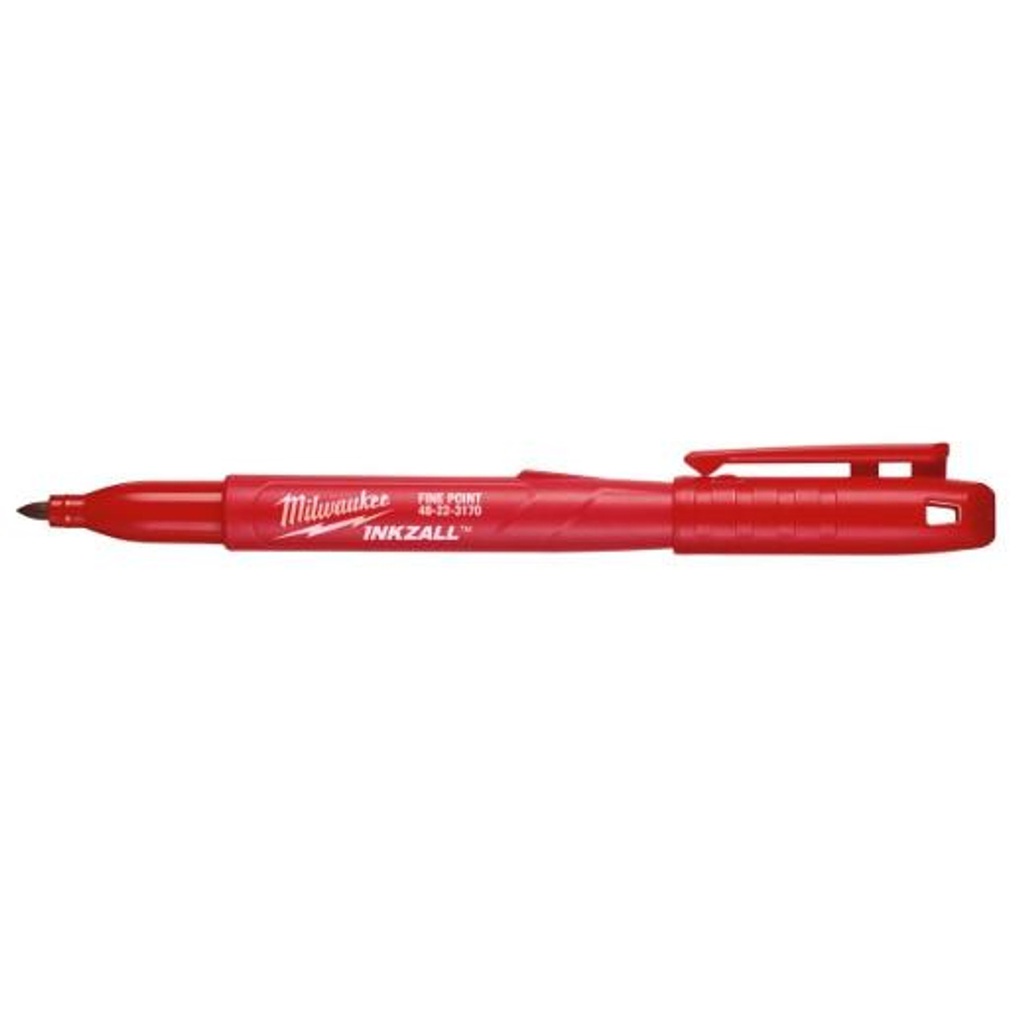 MARCADOR INKZALL FINO ROJO