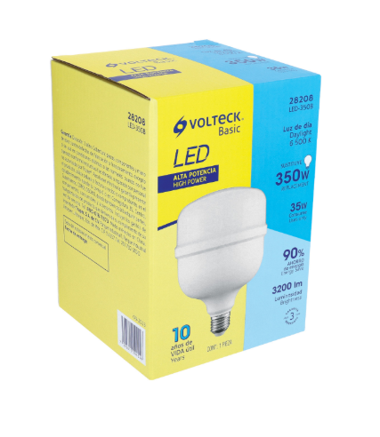Lámpara LED alta potencia 35W (equiv. 300W) luz de día Basic